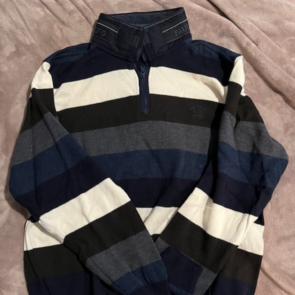 Paul & Shark - Quarter-Zip - Wool Sweater - L
